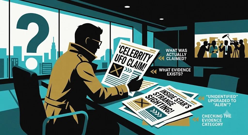 Overview image for How to Read Celebrity UFO Headlines Carefully